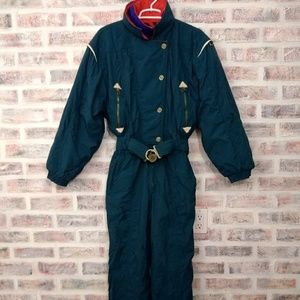 Vtg 90s Edelweiss Ski suit READ Sz 8